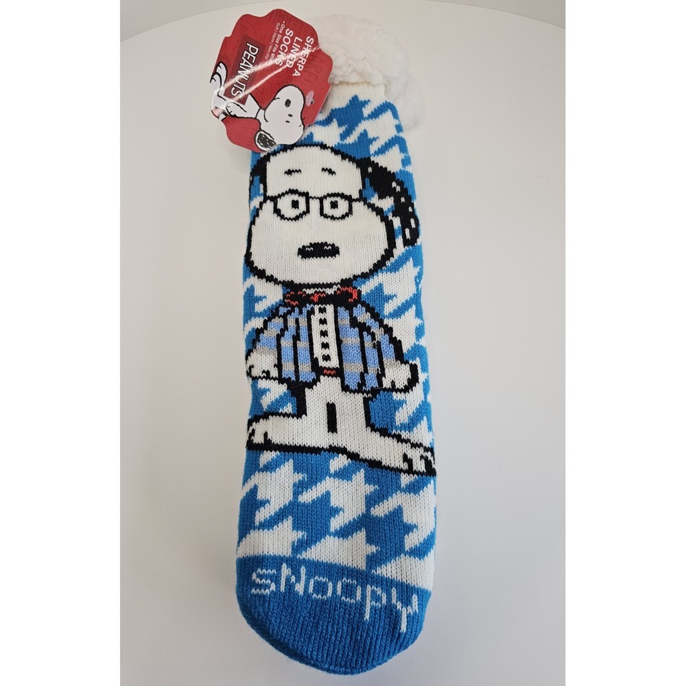Peanuts Snoopy Sherpa Lined Socks NWT